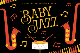 Przykład czcionki Baby Jazz